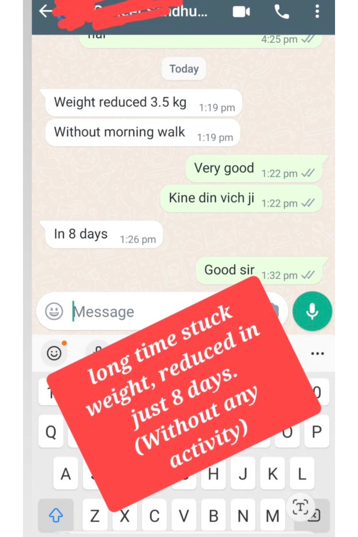 Weight Gain/Fat Loss: before and after